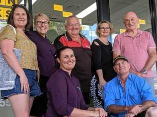 CHECK IT OUT: Having a skin cancer screen is vital to picking up on skin cancers. Rance Harrison (front, far right) is urging everyone to get checked. Picture: Ebony Graveur