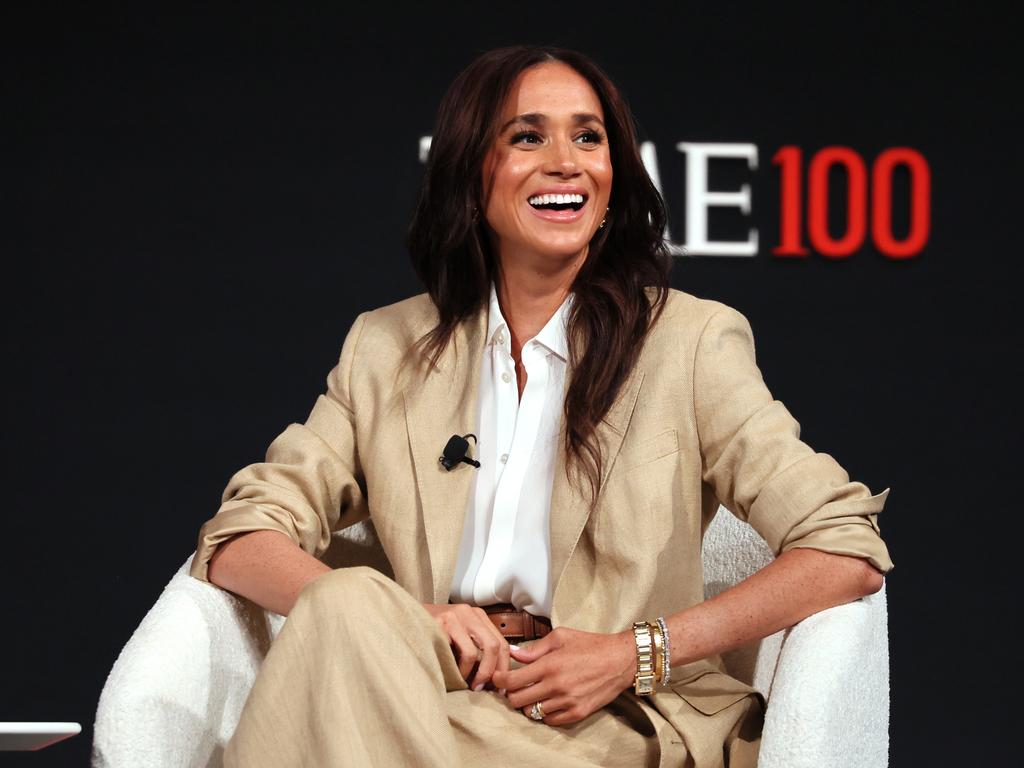Meghan Markle has revealed she plans to “step back” before relaunching more products. Picture: Getty Images