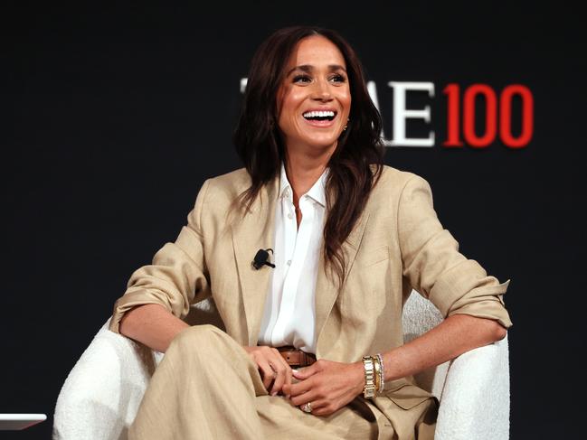 Meghan Markle has revealed she plans to “step back” before relaunching more products. Picture: Getty Images