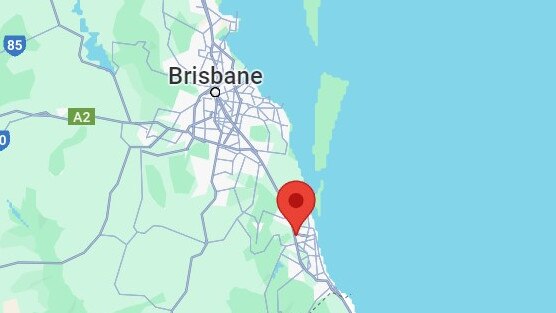 The truck driver was killed after crashing on the Pacific Mwy through Gaven just before 6am Thursday. Picture: Google Maps