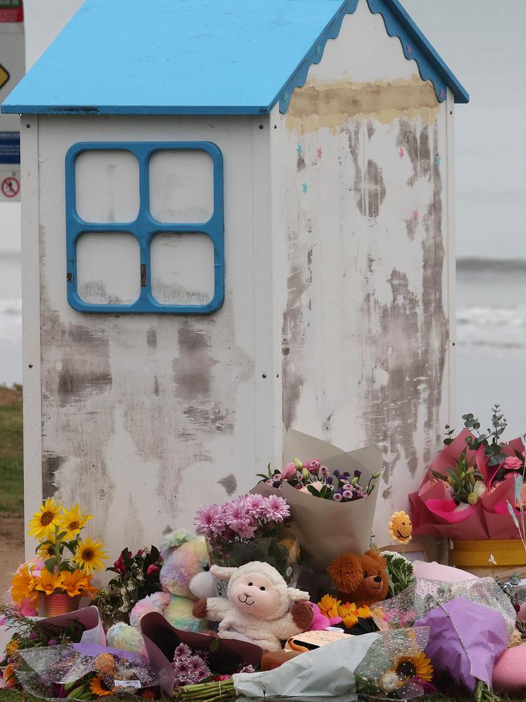 The hut has since become her memorial site. Picture: Liam Kidston