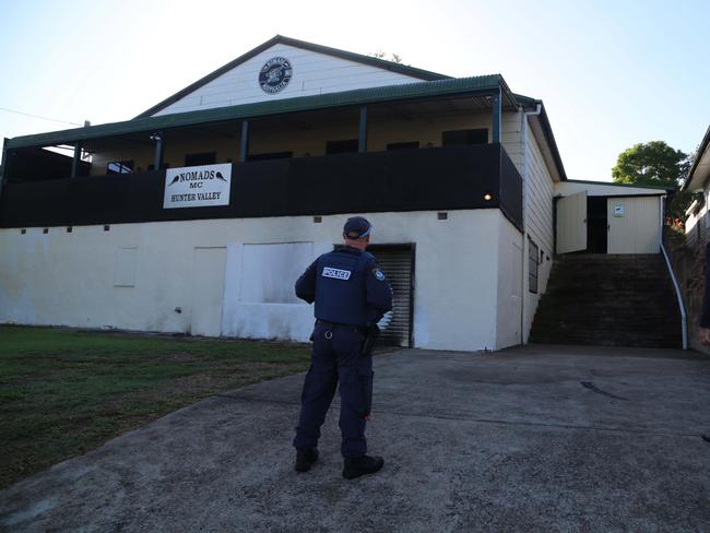 Police shut down a Nomads bikie clubhouse suspected of operating as an illegal bar.