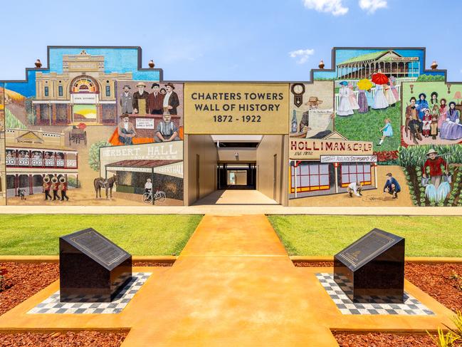 Charters Towers wall of history