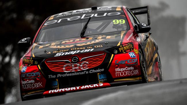 Dave Reynolds won’t give up the fight for the Supercars championship. Picture: AAP