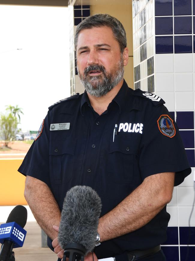 NT Police Major Crash Investigations, Senior Sergeant Brendan Lindner. Picture Katrina Bridgeford.