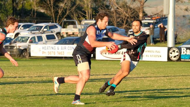 Former Hawthorn player Campbell Brown has been a great recruit for Kilcunda Bass. Picture: Nici Cahill