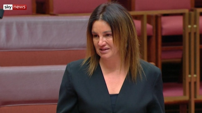 Jacqui Lambie tears up in Senate during medevac speech