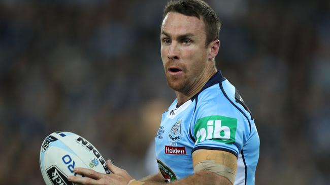 NSW's James Maloney has been named at five-eighth in the Kangaroos Origin Merit Team.