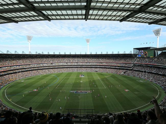 AFL: Round 19 Richmond v Collingwood at the MCG. A sell-out crowd. Picture: Mark Stewart