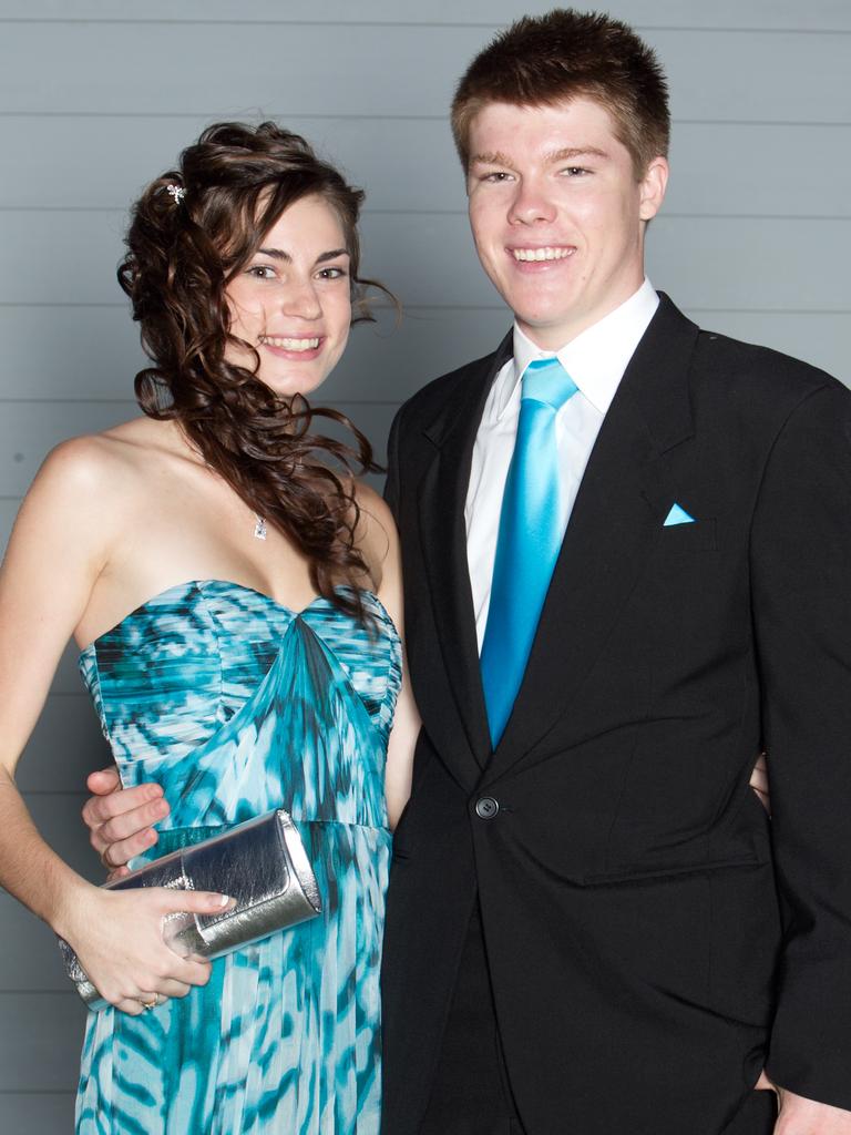 Alec Palmer and Kaylee Festing at the 2011 Kormilda College formal. Picture: SHANE EECEN / NT NEWS