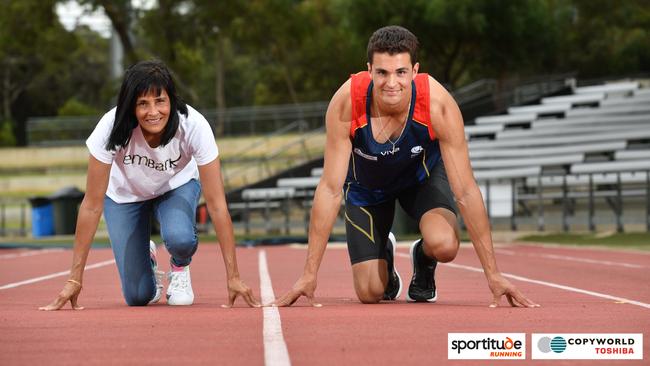 Aidan Murphy will be one of the athletes to watch at this weekend's SA Track and Field Championships fresh off joining his mother Tania Van Heer in the state's record books. Picture: Keryn Stevens