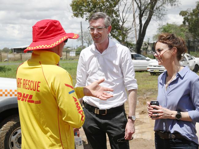 A range of volunteers are assisting relief efforts, including the SES and Surf Lifesaving. Picture: John Grainger