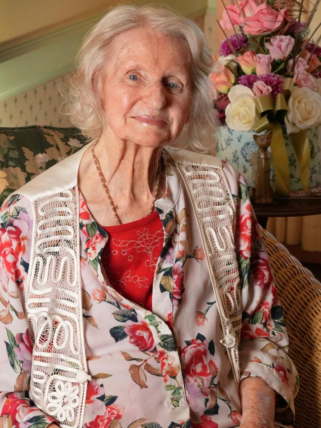 Betsy Thredgold is full of praise for the staff at her nursing home. Picture: Dean Martin