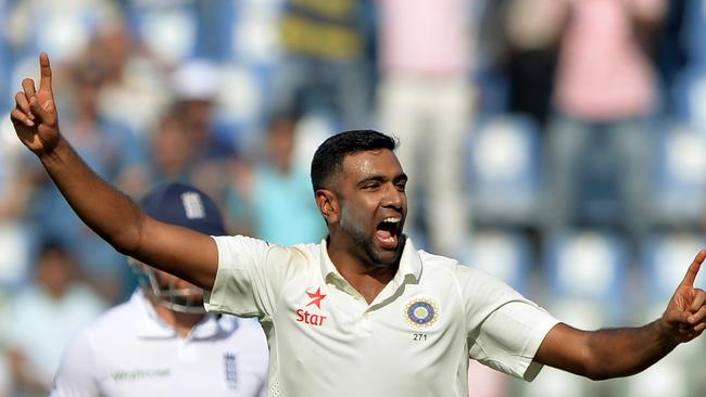 Ravichandran Ashwin has been named the ICC cricketer of the year. Photo: AFP PHOTO / Punit PARANJPE
