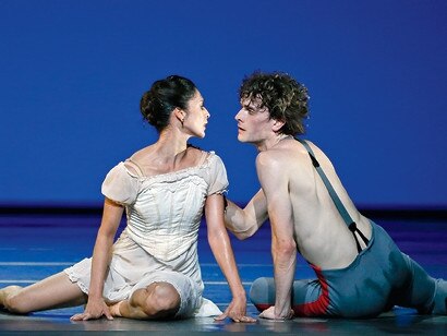 Linnane in Anna Karenina with principal artist Robyn Hendricks. Picture: Jeff Busby