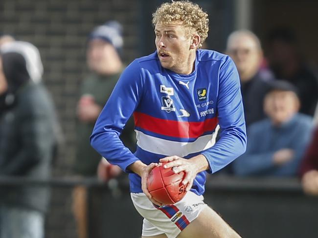 Mornington forward Jackson Calder leads the competition goal kicking.