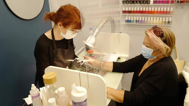 Nail salons have been given the all-clear to reopen in NSW. Picture: AFP