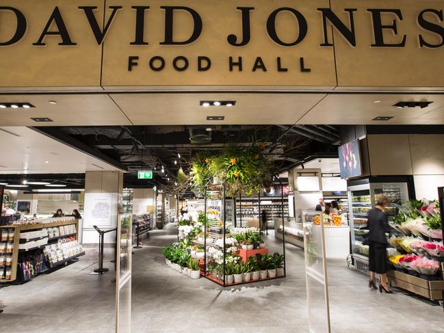 New David Jones Food Hall. Photographer: Damian Shaw 1. Steve Costi (right) and team member in the all new Seafood space at David Jones Bondi Junction.2. The main entrance the new David Jones Bondi Junction Food Hall.3. David Jones Ambassador Jesinta Franklin and Food Services Partner Neil Perry pictured in the new World of Flowers & Produce at David Jones Bondi Junction Food Hall.4. David Jones Ambassador Jesinta pictured in the new World of Flowers & Produce at the launch of David Jones Bondi Junction Food Hall.5. David Jones Food Services Partner Neil Perry,  Ambassador Jesinta Franklin, and CEO David Jones John Dixon cut the ribbon before a crowd of eager shoppers the launch of David Jones Bondi Junction Food Hall.