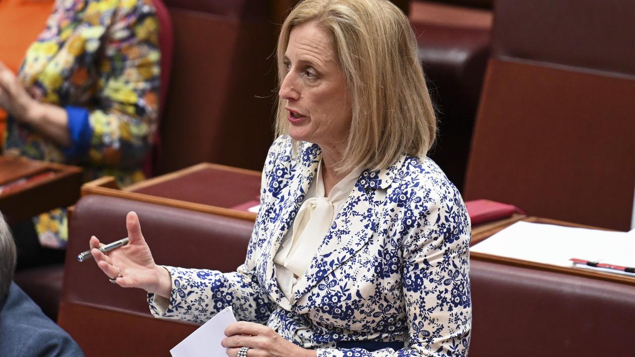 Finance Minister Katy Gallagher gave no guarantees on negative gearing. Picture: Martin Ollman/NCA NewsWire.