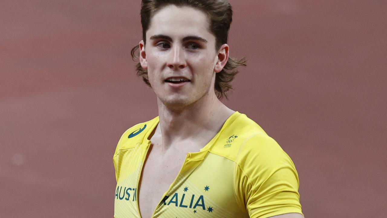 Australia’s Rohan Browning blitzed the field in his 100m sprint heat.
