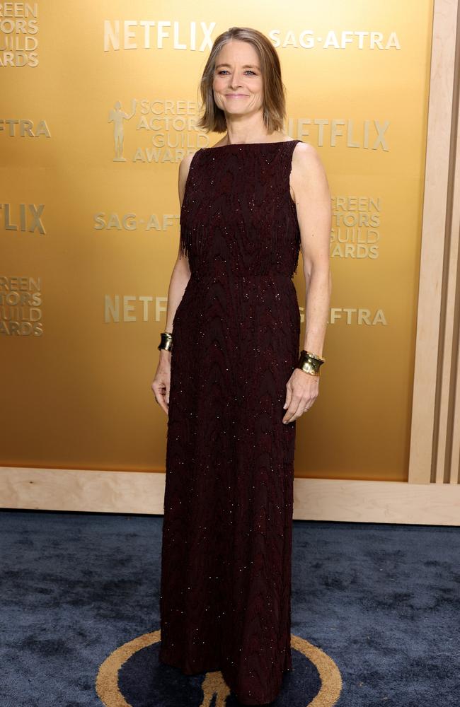 Jodie Foster attends the 31st Annual Screen Actors Guild Awards in LA. Picture: Amy Sussman/Getty Images