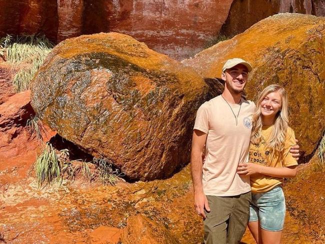 The couple were roadtripping the US. Picture: Instagram