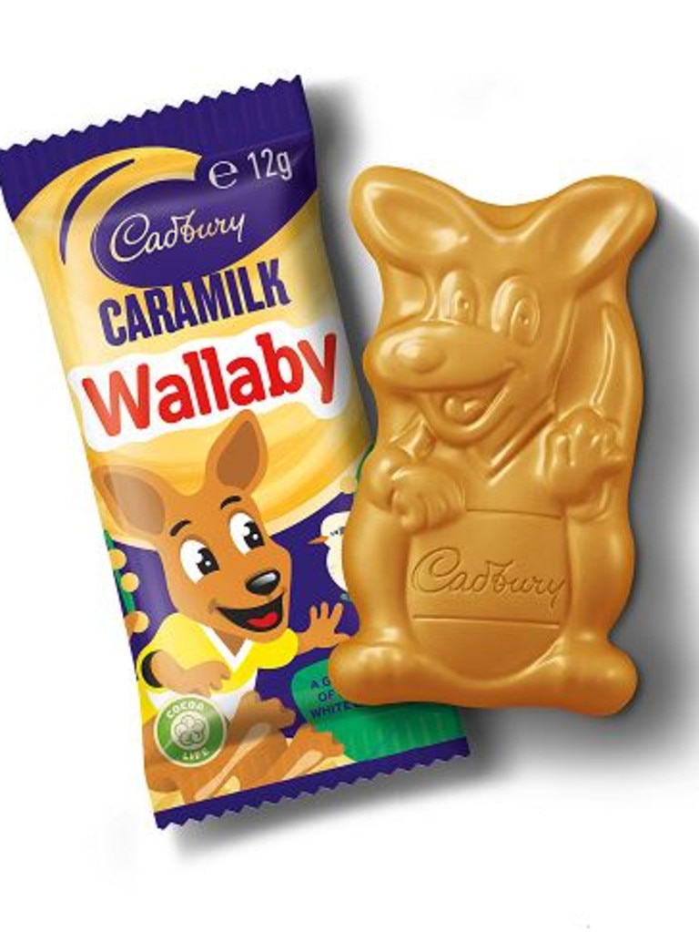 Cadbury has released a Caramilk Wallaby. Picture: Supplied