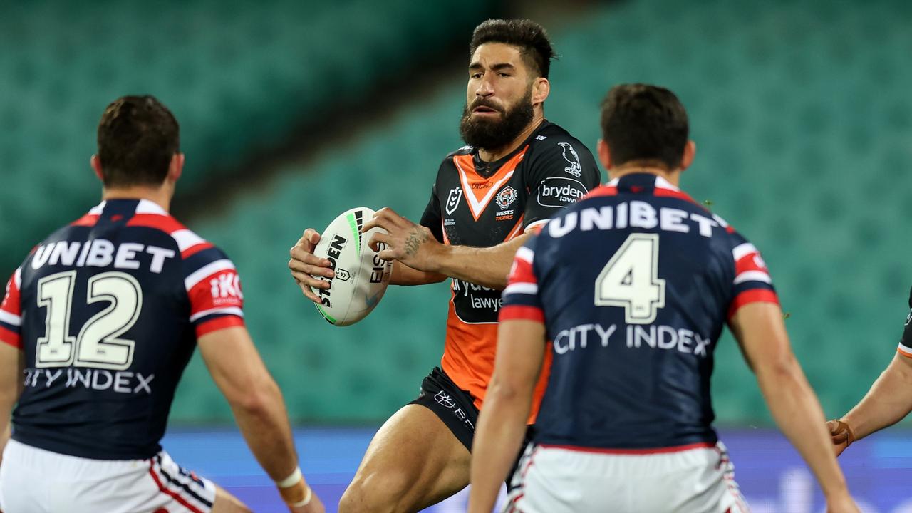 James Tamou could be facing a ban for his blast at referee Ben Cummins. Picture: Scott Gardiner/Getty Images