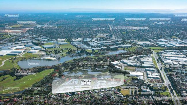 The $133 million Waterlea development in Rowville is set to become one of the most sustainable in Australia.