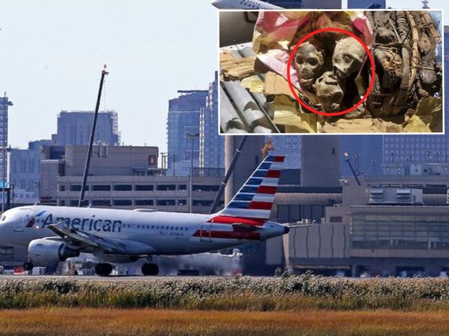 The gruesome find in a man's luggage has been exposed.