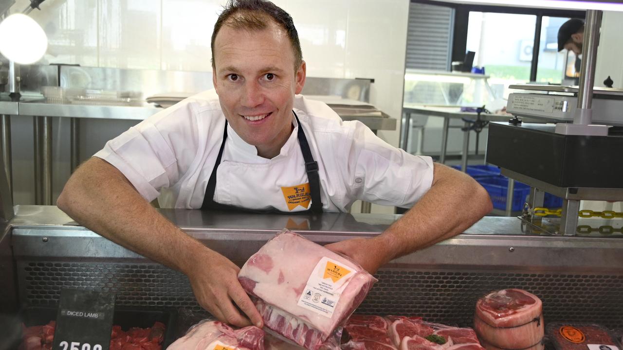 A cooking demonstration with Ryan McBurney at The Paddock.