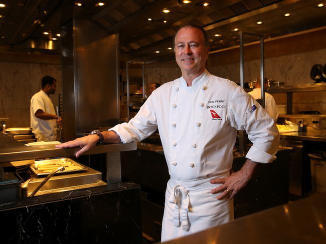 02/03/2020. Restauranteur Neil Perry at his Rockpool Bar and Grill in Sydney. Jane Dempster/The Australian.