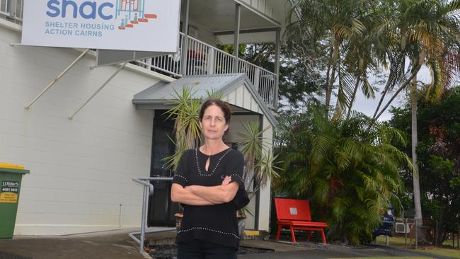 Shelter Housing Action Cairns (SHAC) executive officer Sally Watson is lobbying for solutions to a homelessness crisis in Cairns. Picture: Bronwyn Farr