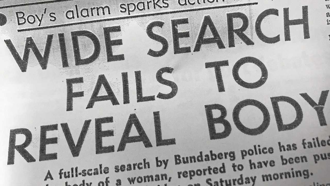 A news clipping from 1970 regarding the boy's sighting and subsequent police search. Picture: Crystal Jones