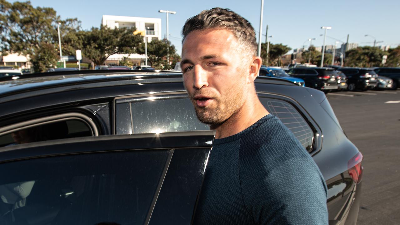 Sam Burgess wasn’t ok with the treatment of Latrell Mitchell. Picture: Julian Andrews