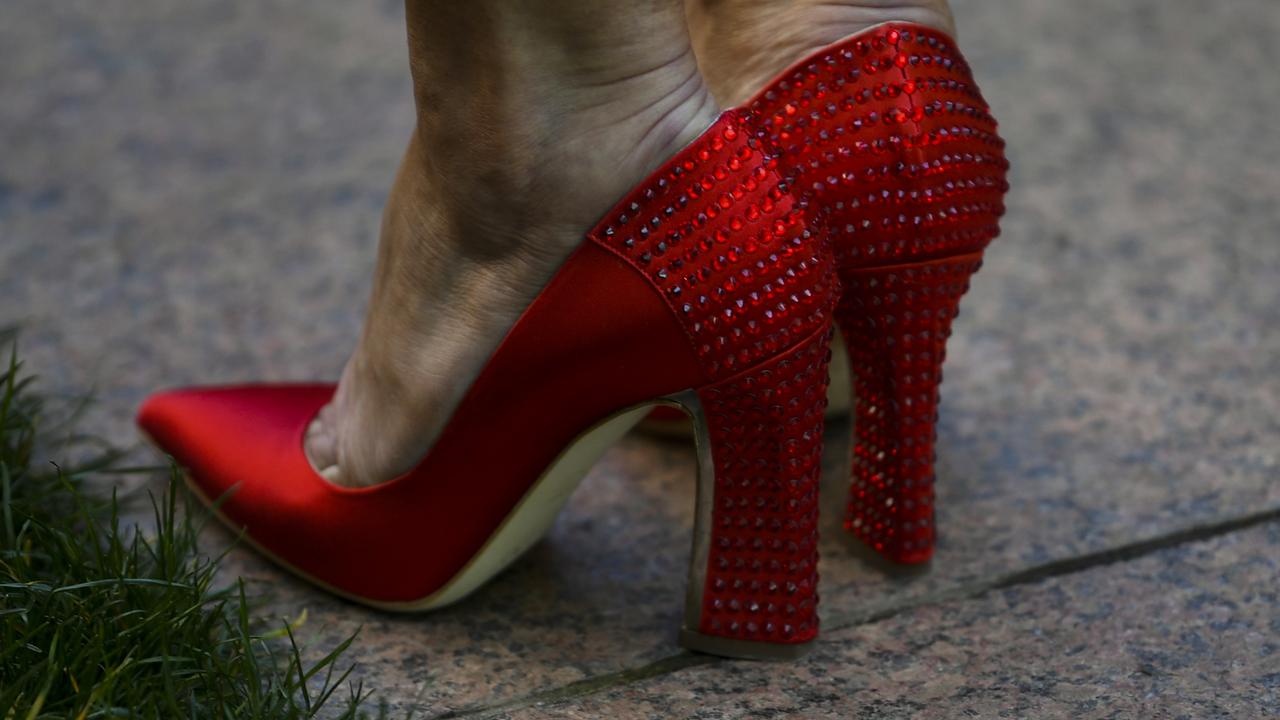 Julie Bishop's famous shoes. Picture: AAP