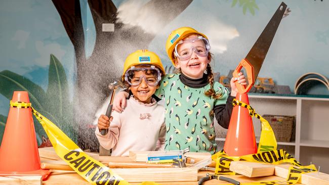 Greenwood Early Learning Centre in Notting Hill is putting tools in the hands of students as young as two. Picture: Tim Carrafa