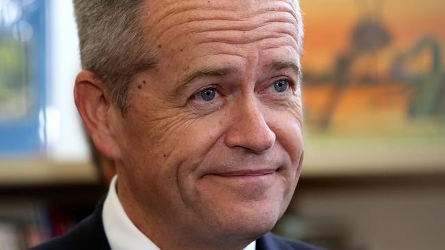 Bill Shorten in Perth yesterday. Picture: Kym Smith