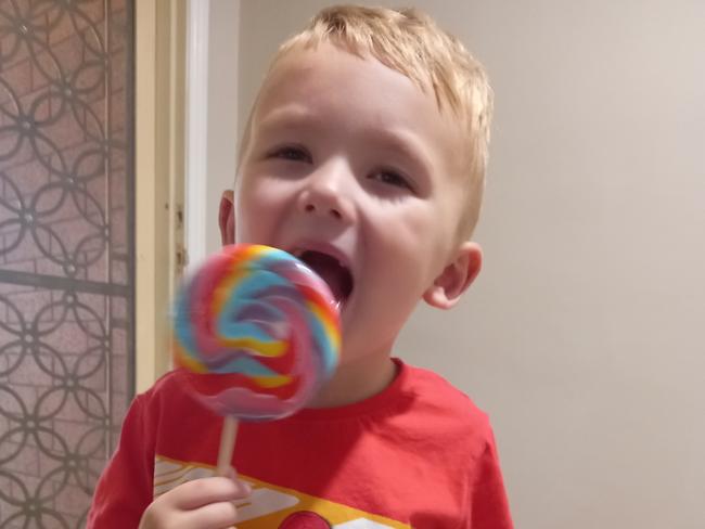 This is my gorgeous toddler Jaxson Brown living life to its fullest! <b><a href="https://www.dailytelegraph.com.au/newslocal/blacktown-advocate/vote-help-us-find-the-cheekiest-toddler-in-nsw/news-story/9ae7eb32bd93be85a472b448d0c19dda">VOTE HERE </a></b>