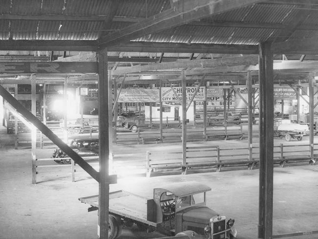 A look inside the East End Market in 1938. Picture: State Library of SA