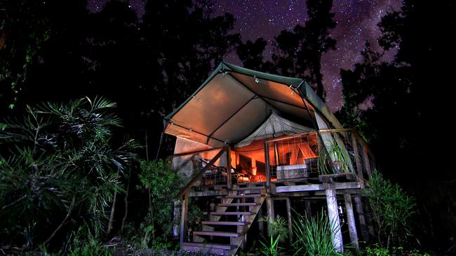 Paperbark Camp might be considered camping, but it’s still paradise.