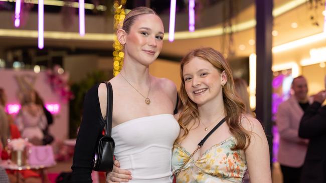 Eliza Sargeant and Lauren Mair at the Victoria's Secret Queensland Flagship Store Opening at Pacific Fair. Photo: Celeste Humphrey