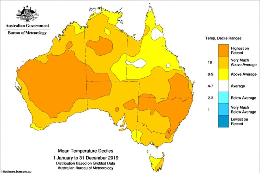 Climate change Australian temperatures in 2050 The Courier Mail