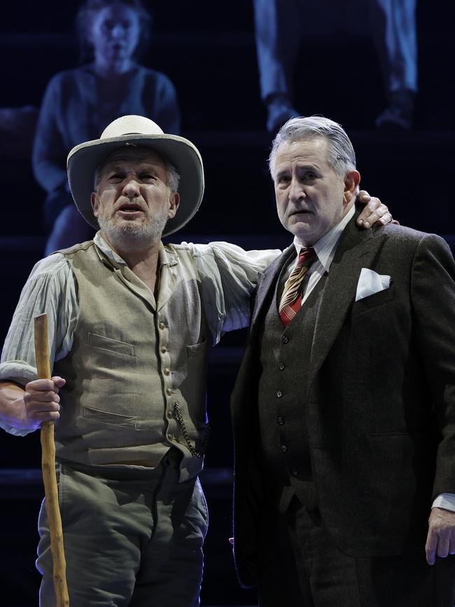 Richard Piper and LaPaglia as brothers Ben and Willy. Picture: Jeff Busby