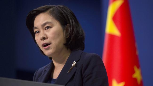 Chinese Foreign Ministry spokeswoman Hua Chunying.