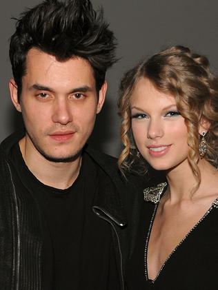 John Mayer (L) and Taylor Swift. Picture: Getty