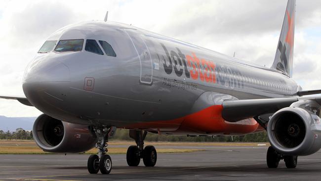 Ready for take off. A Jetstar A320. Picture: News Corp Australia