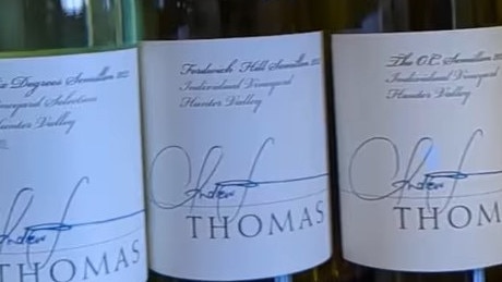 Thomas Wines in the Hunter Valley. Instagram