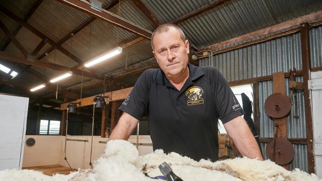 Shearing trainer Glenn Haynes. Picture: Frank Monger