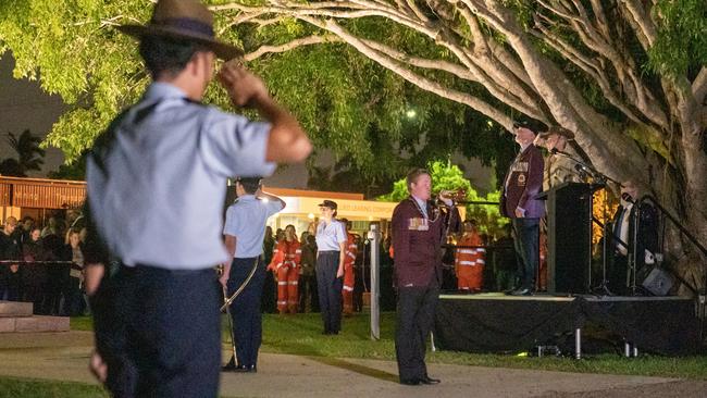 Anzac Day Dawn Service Mackay Tuesday, April 25 2023. Picture Michaela Harlow